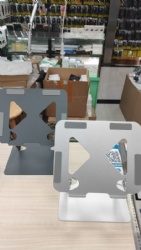 Laptop cooling aluminum bracket