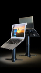 Laptop cooling aluminum bracket