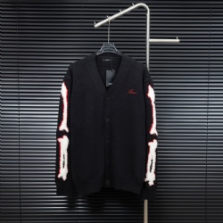 AMIRI Long Sleeve Knitted Cardigan Coat