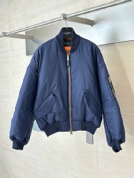 Balenciaga runway style cotton jacket flight bomber coat